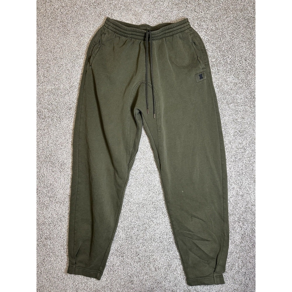 Savage x Fenty Men's Olive Green Fleece Jogger Sweatpants Size Medium